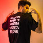 T-Shirt Clubinho “Valorize” Oversized