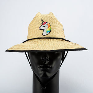Chapéu de Palha Unicórnio